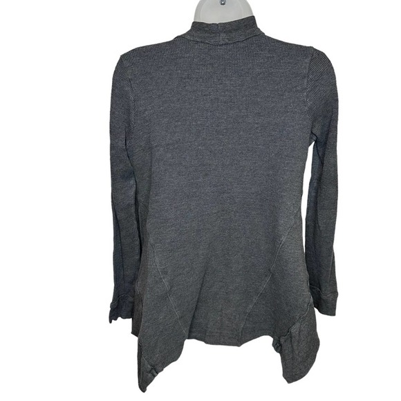 Splendid Cardigan Women Sweater Long Sleeve Stretch Pocket Open Grey Extra Small - Picture 5 of 9